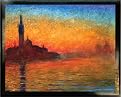 Dusk in Venice by Claude Monet Framed Print - 20x24"