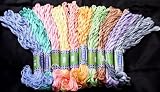 100 Skeins of Silk Rayon threads for Hand Embroidery/Cross Stitch Baby Pastel Colors 51kztSnmQbL. SL160 100 Skeins of Silk Rayon threads for Hand Embroidery/Cross Stitch Baby Pastel Colors