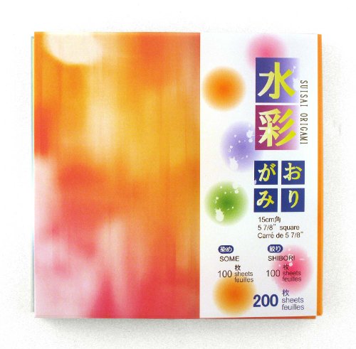 Origami Paper, Colorful Streaks designs #Ai-1933/4 