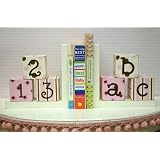 New Arrivals ABC, 123 Bookends, Pink Chocolate by