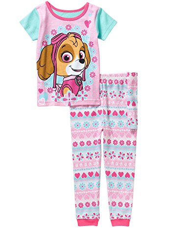 Nickelodeon Paw Patrol Little Girls 2 PC Pajama Skye