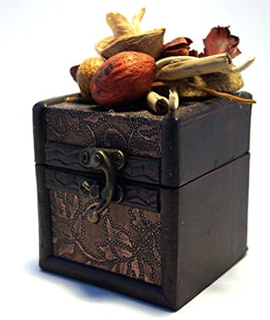 Unisex Hand Carved Wooden Storage Box