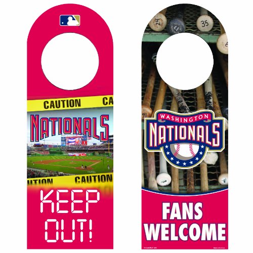 MLB Washington Nationals Wood Door Hanger