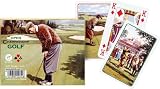 Piatnik Playing Cards - Open Championship Golf double deck