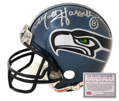 Matt Hasselbeck Autographed/Hand Signed Seattle Seahawks Mini Helmet