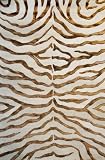 Animal Print Area Rugs 8x10 Zebra Silk Carpet Brown