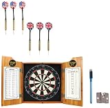 NHL Dallas Stars dart cabinet includes Darts and Board