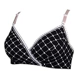 ネトゥル パッド付きベア天竺プードル柄ハーフトップ L ブラック 5420