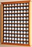 108-Golf Ball Display Case Cabinet w/ Glass Door