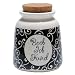 Tumbleweed Pottery 'Boob Job Fund' Black and White Money Jar