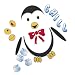Kitchen & Housewares : Happy Holiday Refrigerator Magnets - Chillin Penguin by Seasons of Cannon Falls