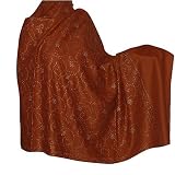 Designer Shawls with Embroidery on Wool Fabric from Kashmir 80 x 40 (ebs317)