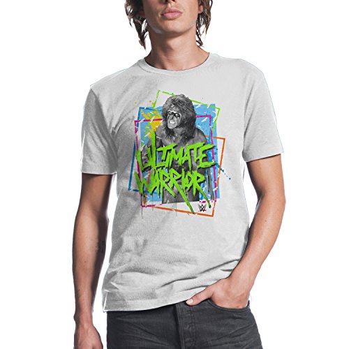 WWE Ultimate Warrior Mens White T-shirt