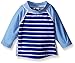 i play. by green sprouts boys Rashguard rash guard shirts, Royal Stripe, 6 Months US
