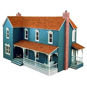 Farmhouse Dollhouse Woodworking Plan