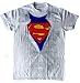 Search : NEW Superman Open Logo White Adult Mens Costume T-Shirt