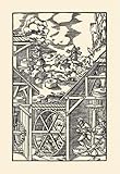 IMAGE OF De Re Metallica Plate 22: Three Mills 28x42 Giclee on Canvas