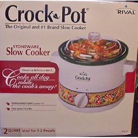 Rival 2 Qt Crock Pot Slow Cooker by 