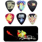 Dunlop JHPT04H Jimi Hendrix Band of Gypsys Pick Tin, Assorted, Heavy, 12 Picks/Tin