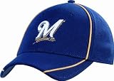 MLB New Era Milwaukee Brewers Authentic Youth Batting Practice Cap (Navy)