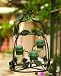 Metal Indoor/Outdoor Table or Hanging Chandelier Candle Holder