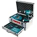 Makita BHP453RHEX5  Akku-Bohrschrauber 18 V Li-Ionen, inklusiv 96-teiligem Zubeh�rset im Alu-Koffer