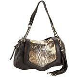 Nanette Lepore Handbags Contrast Cobra-Embossed Fla