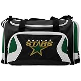 Dallas Stars Black Team Logo Duffle Bag