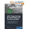 ABAP-Programmierung f�r SAP NetWeaver BI - User Exits und BAdIs (SAP PRESS)