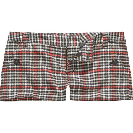 VOLCOM Plaid Shmad Womens Shorts - Black