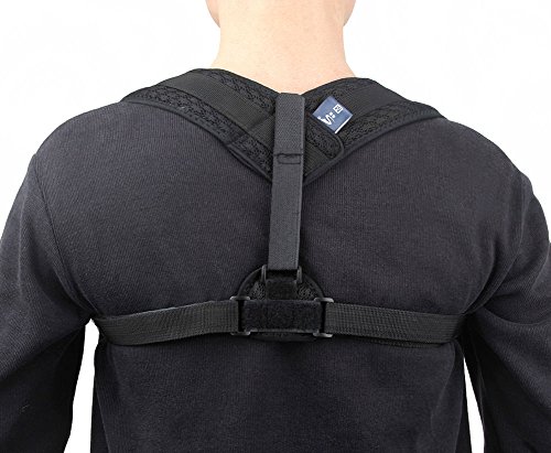 ESTGO Clavicle Support Belt Posture Corrector Support Back Shoulder Brace Special 8-shaped Design with Adjustable Tightness for Children and Adult (L)