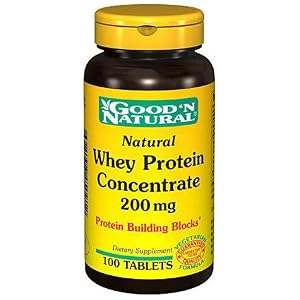 Good 'N Natural - Natural Whey Protein Concentrate 200 mg. - 100 Tablets