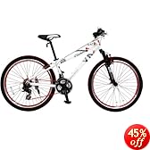 DOPPELGANGER(ドッペルギャンガー) 903 Differential 26インチ アルミフレーム マウンテンバイク シマノ21段変速 フロントサスペンション LEDライト/ワイヤーロック標準装備