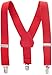 HOLD'EM Suspenders for Kids - 1 Inch Suspender Perfect for Tuxedo - Red (22