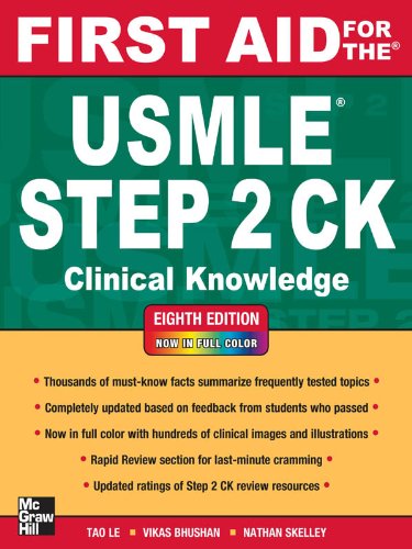 First Aid for the USMLE Step 2 CK, Eighth Edition (First Aid USMLE)