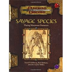 Savage Species (Dungeons and Dragons 3rd Edition)
