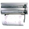 BERGNER Edelstahl K�chenrollenhalter 3-fach - Rollenhalter - Papierrollenhalter - Folienspender