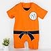 Intrans Baby Boy One Piece Dragon Son Goku Go Ku Ball Orange Cartoon Costume Romper Onesie Suit
