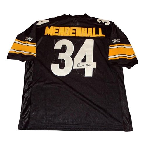 Rashard Mendenhall Autographed Pittsburgh Steelers (Black #34) Jersey
