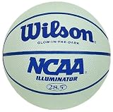 Wilson NCAA Illuminator Glow in the Dark Basketball, Green