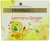 Twinings Revive and Revitalise Lemon and Ginger Tea Bags 120 g (80 Tea Bags)