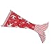 NOPTEG Kids Mermaid Tail Blanket Knitted Living Room Sleeping Bag Birthday Christmas Xmas Gift for for Camping,Sleeping,Reading,Car Trip 59inch x31.5 inch (Reindeer Snowflake,Red)