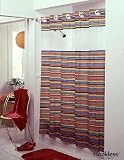 Brite Stripe HooklessTM Shower Curtain