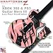 Zebra Stripes Pink WraptorSkinz Skin fits XBOX 360 & PS3 Guitar Hero III Les Paul Controller (GUITAR NOT INCLUDED)