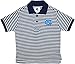 University of North Carolina Tar Heels Striped Polo Shirt Navy/White