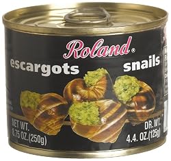 Roland Giant Snails, 4.4-oz. dry wt. Can (Pack of 4)