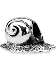 Reflection Beads Silver Snail Nature Bead