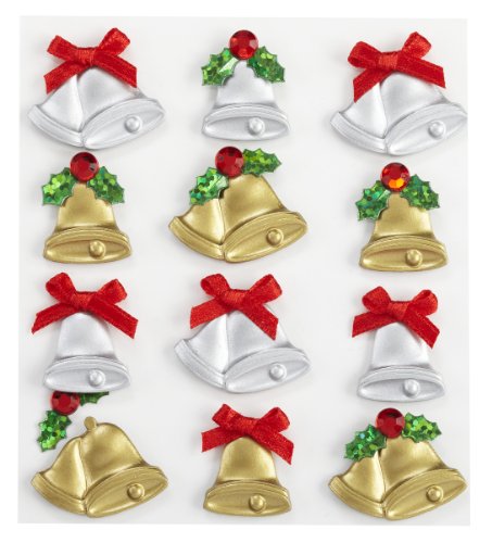Jolee's Boutique Christmas Bells Cabochons