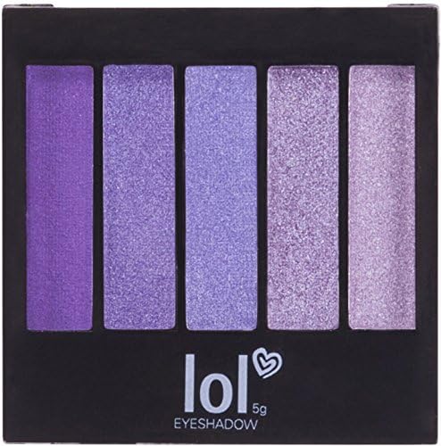 LOL Cosmetics Palette Long Lasting Glitter Eyeshadow Makeup (Indi Go Girl)