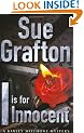I Is for Innocent (Kinsey Millhone Mysteries)